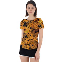 Rudbeckias  Back Cut Out Sport Tee by Sobalvarro