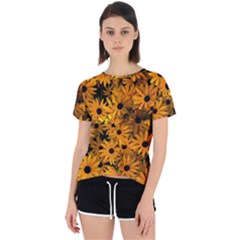 Rudbeckias  Open Back Sport Tee by Sobalvarro