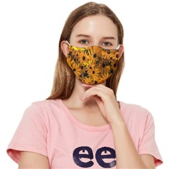 Rudbeckias  Fitted Cloth Face Mask (adult) by Sobalvarro