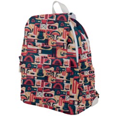 Guitar And Trip Top Flap Backpack by designsbymallika