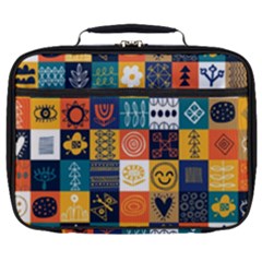 Tribal Love Pattern Full Print Lunch Bag by designsbymallika