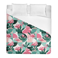Beautiful Flamingo Pattern Duvet Cover (full/ Double Size) by designsbymallika