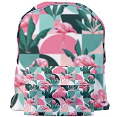 Beautiful Flamingo Pattern Giant Full Print Backpack by designsbymallika