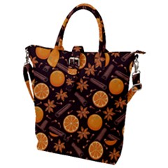Cinnamom Love Buckle Top Tote Bag by designsbymallika