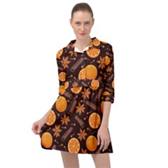 Cinnamom Love Mini Skater Shirt Dress by designsbymallika