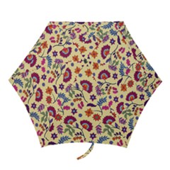 Pretty Ethnic Flowers Mini Folding Umbrellas by designsbymallika
