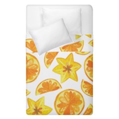 Oranges Love Duvet Cover Double Side (single Size) by designsbymallika