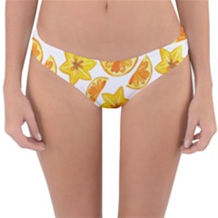 Oranges Love Reversible Hipster Bikini Bottoms by designsbymallika