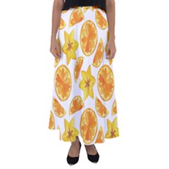 Oranges Love Flared Maxi Skirt by designsbymallika
