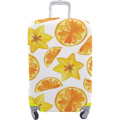 Oranges Love Luggage Cover (large) by designsbymallika