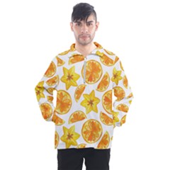 Oranges Love Men s Half Zip Pullover by designsbymallika