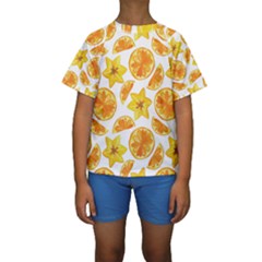 Oranges Love Kids  Short Sleeve Swimwear by designsbymallika