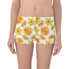 Oranges Love Reversible Boyleg Bikini Bottoms by designsbymallika