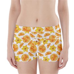 Oranges Love Boyleg Bikini Wrap Bottoms by designsbymallika