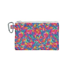 Abstract Boom Pattern Canvas Cosmetic Bag (small) by designsbymallika