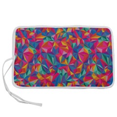 Abstract Boom Pattern Pen Storage Case (l) by designsbymallika