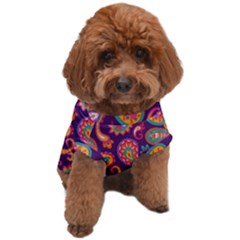 Paisley Purple Dog T-shirt by designsbymallika