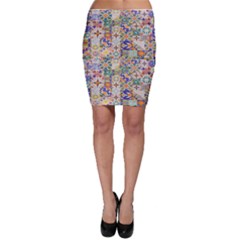 Mosaic Print Bodycon Skirt by designsbymallika