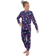 Paisley Print 2 Kids  Long Sleeve Set 