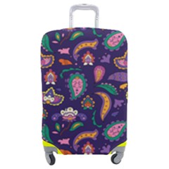 Paisley Print 2 Luggage Cover (medium) by designsbymallika