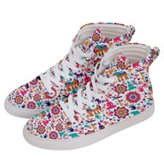 Indian Love Women s Hi-top Skate Sneakers by designsbymallika