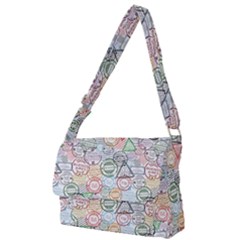 Travel World Full Print Messenger Bag (l) by designsbymallika