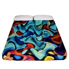 Abstrait Fitted Sheet (queen Size)