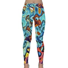 Abstrait Classic Yoga Leggings by sfbijiart