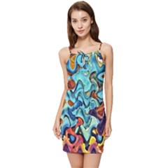 Abstrait Summer Tie Front Dress