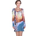 Paysage D hiver Long Sleeve Nightdress View1