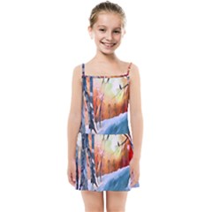 Paysage D hiver Kids  Summer Sun Dress