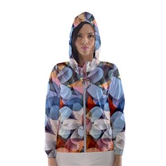 Multifleurs Women s Hooded Windbreaker