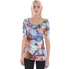 Multifleurs Wide Neckline Tee