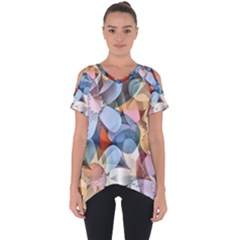 Multifleurs Cut Out Side Drop Tee