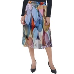 Multifleurs Classic Velour Midi Skirt  by sfbijiart