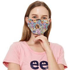 Travel Is Love Fitted Cloth Face Mask (adult)