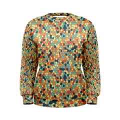 Mosaic Print 2 Women s Sweatshirt by designsbymallika