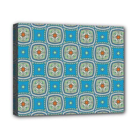 Traditional Indian Pattern Canvas 10  X 8  (stretched)