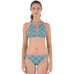 Traditional Indian Pattern Perfectly Cut Out Bikini Set by designsbymallika