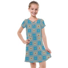 Traditional Indian Pattern Kids  Cross Web Dress by designsbymallika