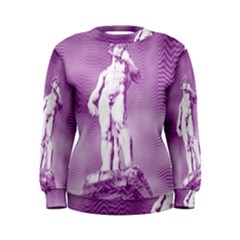 Modul Statue Greek Athlete Vaporwave Women s Sweatshirt