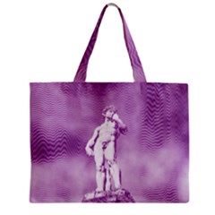 Modul Statue Greek Athlete Vaporwave Zipper Mini Tote Bag