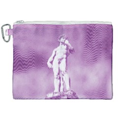 Modul Statue Greek Athlete Vaporwave Canvas Cosmetic Bag (XXL)