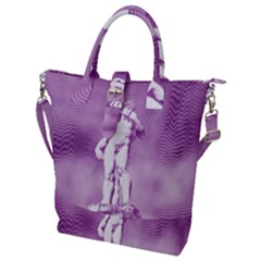 Modul Statue Greek Athlete Vaporwave Buckle Top Tote Bag