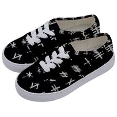 Ogham Rune Set Complete Inverted Kids  Classic Low Top Sneakers