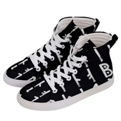 Medieval Runes Collected Inverted Complete Men s Hi-top Skate Sneakers by WetdryvacsLair