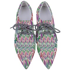 Rainbow Leafs Pointed Oxford Shoes by Sparkle