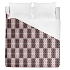 Rosegold Beads Chessboard Duvet Cover (queen Size) by Sparkle