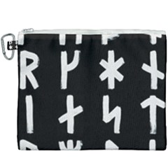 Younger Futhark Rune Set Collected Inverted Canvas Cosmetic Bag (xxxl) by WetdryvacsLair