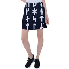 Younger Futhark Rune Set Collected Inverted Tennis Skirt by WetdryvacsLair